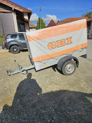 Remorca pongrat 750 kg cu prelata