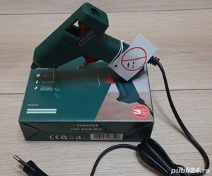 Pistol de lipit la cald Parkside, diametru 7mm,60w,200  C, 220V,Nou!