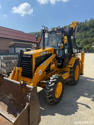 Persoana fizica vand Caterpillar 428B 4x4 cu blocanti si 3 cupe - imagine 5