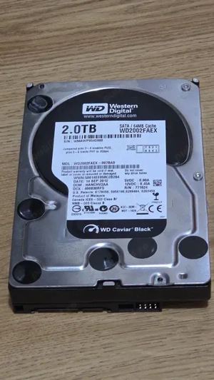 Hdd WD Caviar Black, 2 Tb, 3,5 inch, 200 porniri