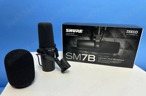 Microfon de podcasturi SHURE SM7B sunet impecabil