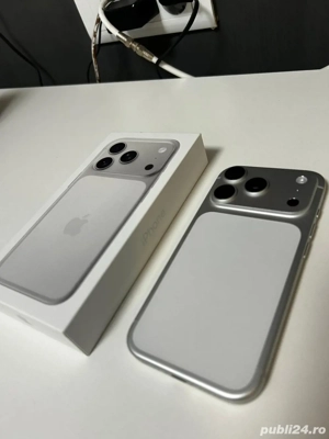 iPhone 17 Pro Max   Silver, 256 GB   Sigilat, versiunea de America 