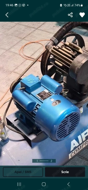 Motor electric Lmx inverter 5.5 kw pentru orice tip de elevator pe 380 v - imagine 5