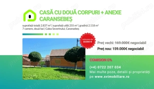 Comision 0 - Casă cu 2 corpuri, Calea Severinului, Caransebeș