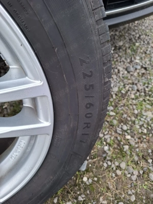 Jante Aliaj BMW pe 17 cauciucuri de iarnă Dunlop Runflat  225 60 17 - imagine 2