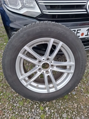 Jante Aliaj BMW pe 17 cauciucuri de iarnă Dunlop Runflat 225 60 17