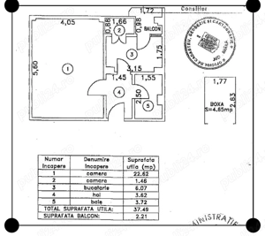 Garsoniera Apartament 1 camera, decomandat, Dorobanti Cerna - imagine 8