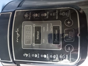 Multicooker MYRIA MY4450, 6l, 1000W, 14 programe, argintiu-negru