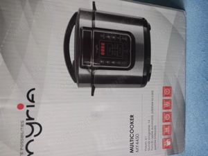 Multicooker MYRIA MY4450, 6l, 1000W, 14 programe, argintiu-negru - imagine 2