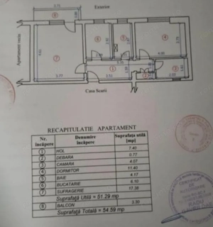 Apartament 2 camere decomandate, etaj 1, la doi pași de centru - imagine 7
