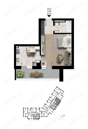 Garsoniera , la 3 minute de statia de Metrou Pacii - imagine 9