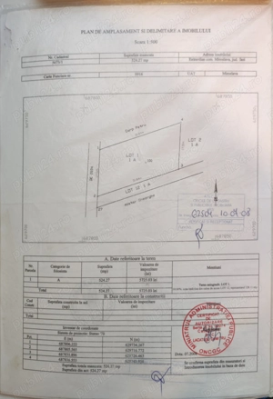 Teren Miroslava Vorovești 524 m