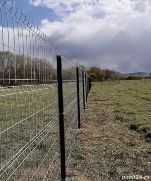 gard din plasă bordurată