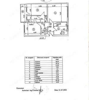 Apartament cu 3 camere, decomandat, 67 mp – Dristor, Sector 3 - imagine 14