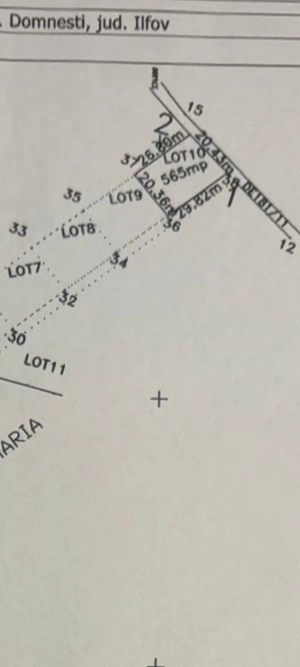 Teren intravilan in Domnesti 565 mp. - imagine 1