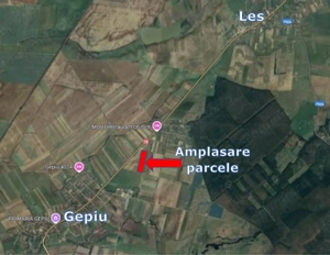 De vanzare parcele teren intravilan, Gepiu, Bihor