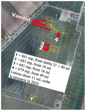 De vanzare parcele teren intravilan, Gepiu, Bihor - imagine 3