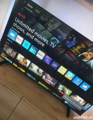 Televizor Philips AMBILIGHT tv LED 43PUS8009, 108 cm, Smart TV, 4K Ultra HD, Clasa E (Model 2024) - imagine 1