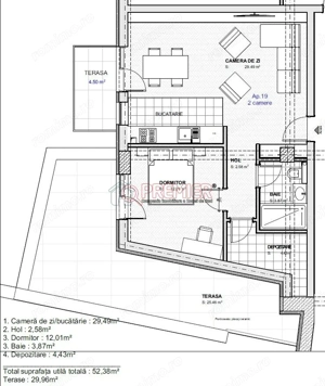 Serban Voda - Carol - Tineretului - 2 camere cu terasa - imagine 4