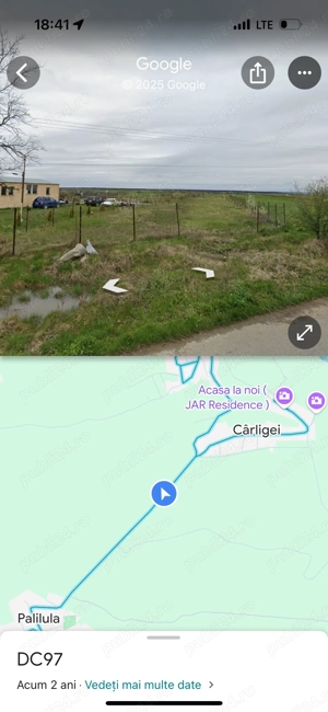 Teren intravilan situat pe strada principală între Carligei și Palilula - imagine 4