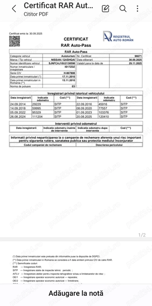 Nissan Quashqai 2010 1.5 Diesel.110cp.Euro 5..120.000 Km Reali.variante schimb  - imagine 10