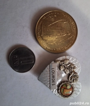 Moneda aniversara jubilaeum ad 2000 notre damme de lourdes