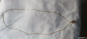 Lant aur și pandantiv cu zodia rac. 14k  585