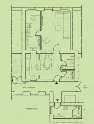BADEA CARTAN - 3 CAM - ETJ.1 - 2 BAI - GARAJ - 2 BOXE - RENOVAT - ISTORIC- - imagine 10