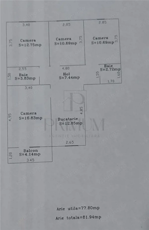 ARADULUI - 4 CAM - DECOMANDAT - 2 BAI - MOBILAT UTILAT - ZONA DE INTERES || - imagine 7