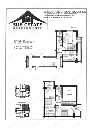 Apartament spațios 3+1 camere, proprietar - imagine 20
