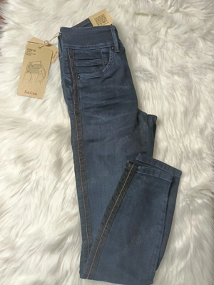 Blugi Salsa Push In cu fermoar lateral   noi, cu etichetă (W26 L30)