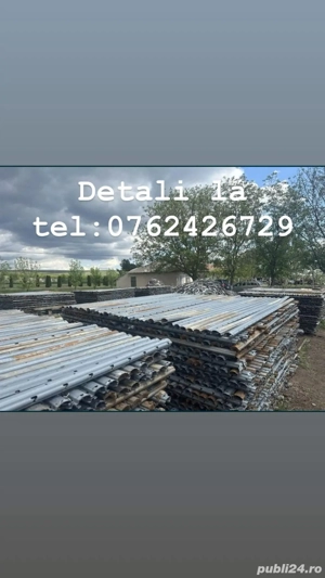 vand spaleri zincati pentru gard vie stalpi galvanizati