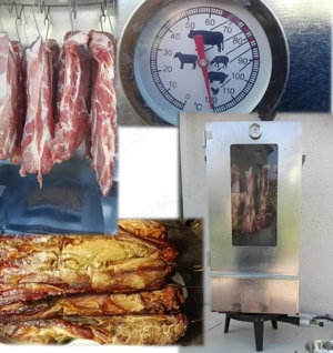 Afumatoare Carnat Carne Branza Peste Alimente Clisa 80x30x40cm LIVRARE GRATUITA - imagine 3