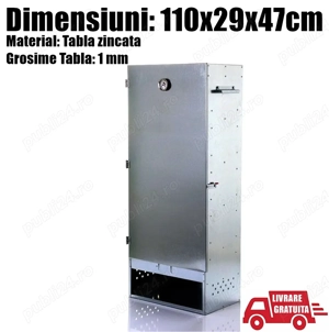 Afumatoare Carnat Carne Branza Peste Alimente Clisa 110x29x47cm LIVRARE GRATUITA