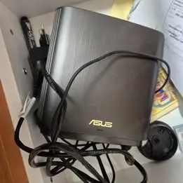 Sistem Wi-Fi Mesh ASUS ZenWifi AX XT8(B-1-PK), AX6600, procesor quad-core 1.5GHz, Tri-Band, Gigabit,