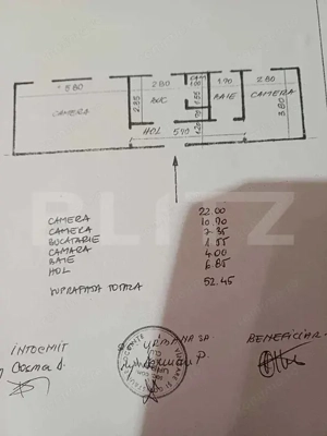 Apartament 2 camere, decomandat, 52,45 mp, Manastur, zona Taberei - imagine 9