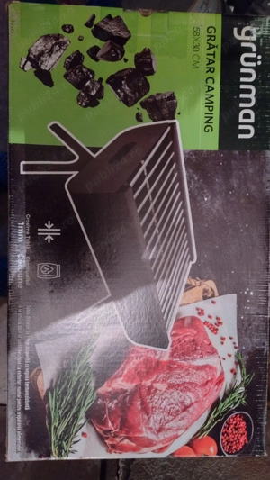 Grătar camping 58x30 cm