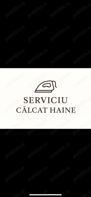 Servicii de calcat !