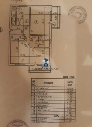 Apartament 3 camere Decomandat Drm. Gazarului