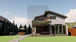 Casa moderna la rosu in Cristian - imagine 2