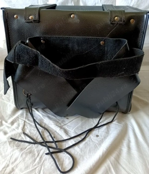 Genți rigide pentru portbagaj spate motocicletă - Leather Tail Bags - imagine 4