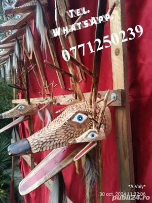 Căprițe tradiționale sculptate  - imagine 2