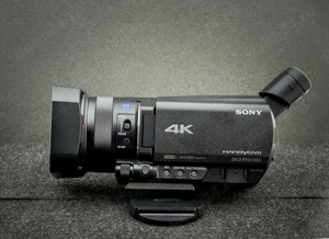 Camera video 4k Sony FDR-AX100E + trepied - imagine 3