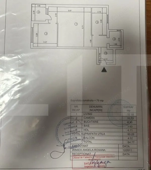 Apartament 2 camere, 64.77 mp, zona Lujerului - imagine 11