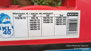 Lanțuri antiderapante auto pentru roti 12",13" ,14" - imagine 2