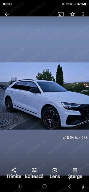 Vand Audi Q8 alb perlat - imagine 2
