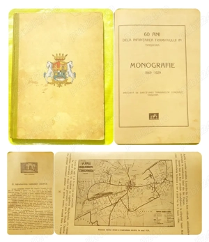 G598- Monografie Tramvaiul Timisoara 60 ani- 1869-1929-Editie veche rara-Directiunea Tramvaielor com