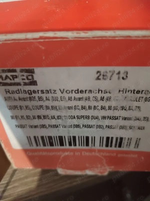 Rulment roată vw passat, Audi, marca Mapco
