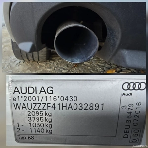 Audi A 4 Avant B9, an 2017 , motor diesel Euro 6b - imagine 9