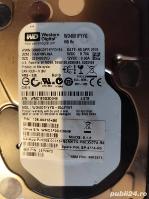 hdd sas 4 tb - imagine 4